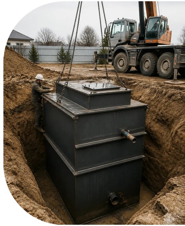 Монтаж кессона для скважины в Учалах от 25418 р. | АПаруса-Члы